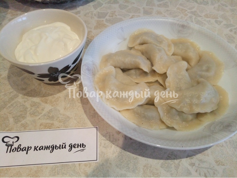 Вареники с картошкой и грибами