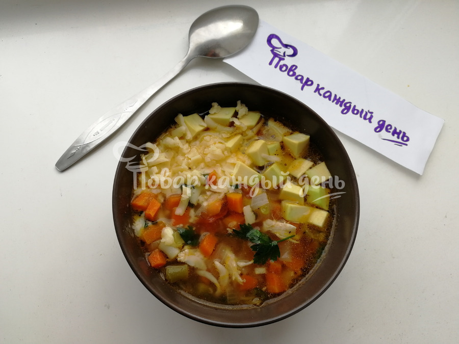 Куриный суп по-мексикански