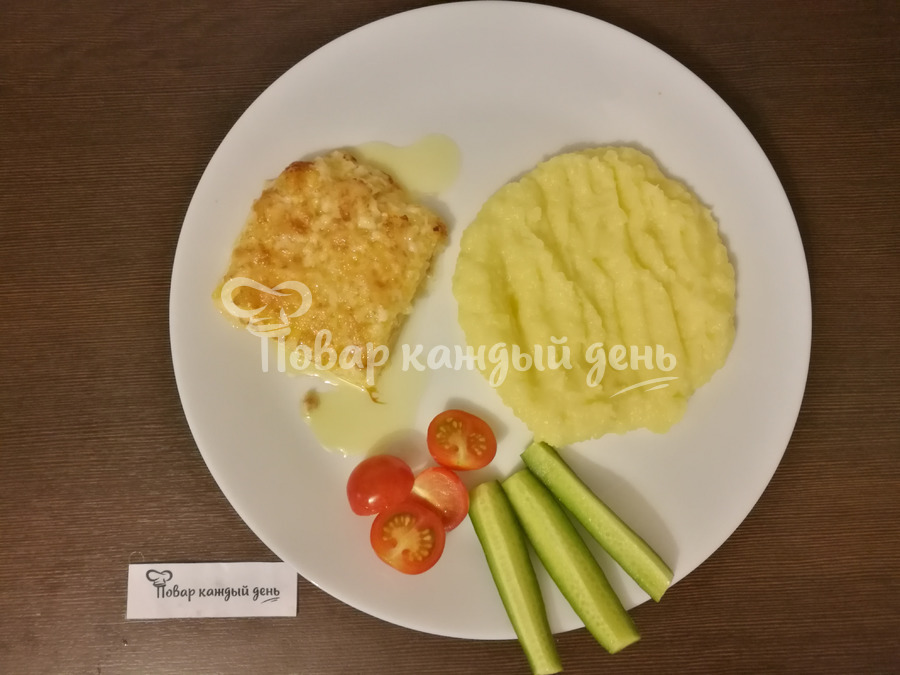 Мясо по французски в духовке из свинины с картофелем