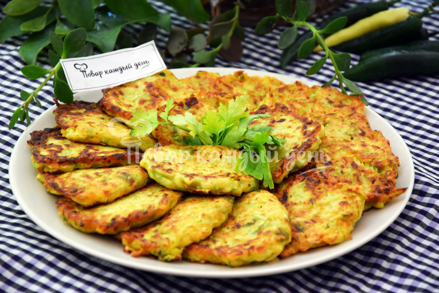 Драники из кабачка