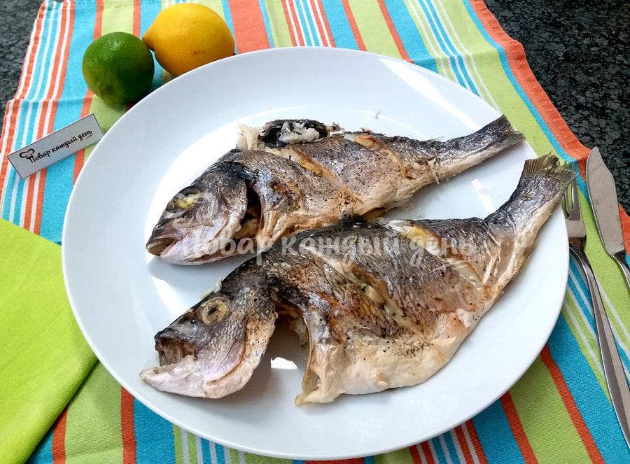 Жареная дорада