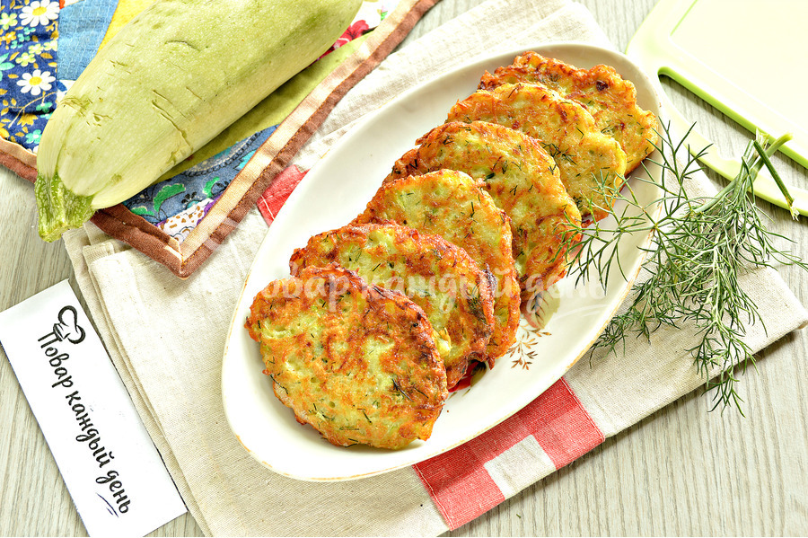 Картофельные драники с кабачком