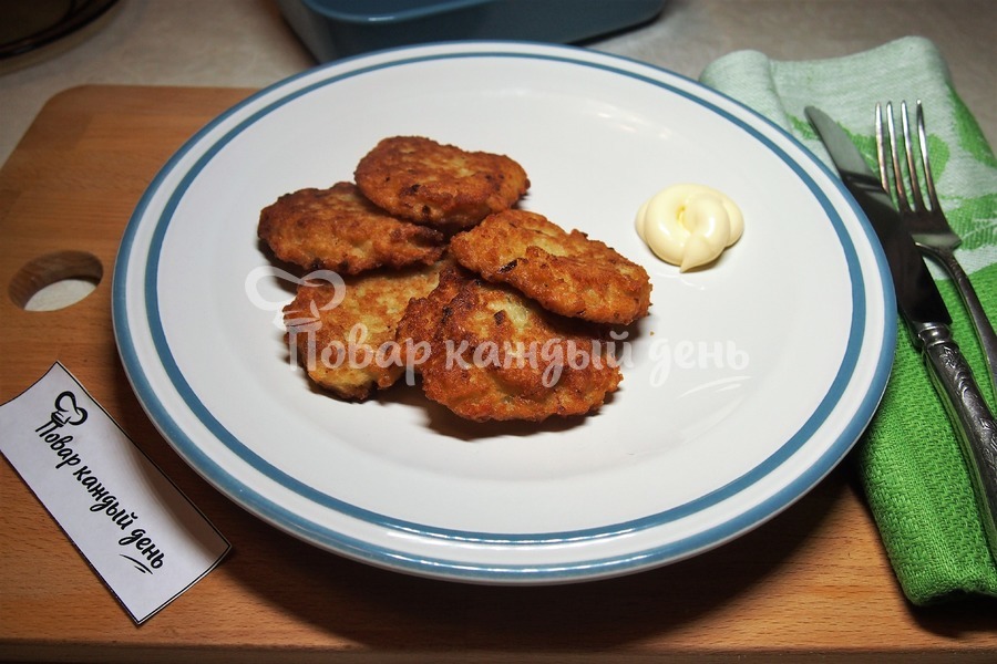 Драники из картошки на сковороде