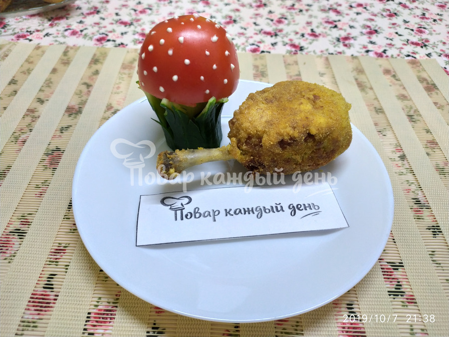 Котлеты на куриной косточке