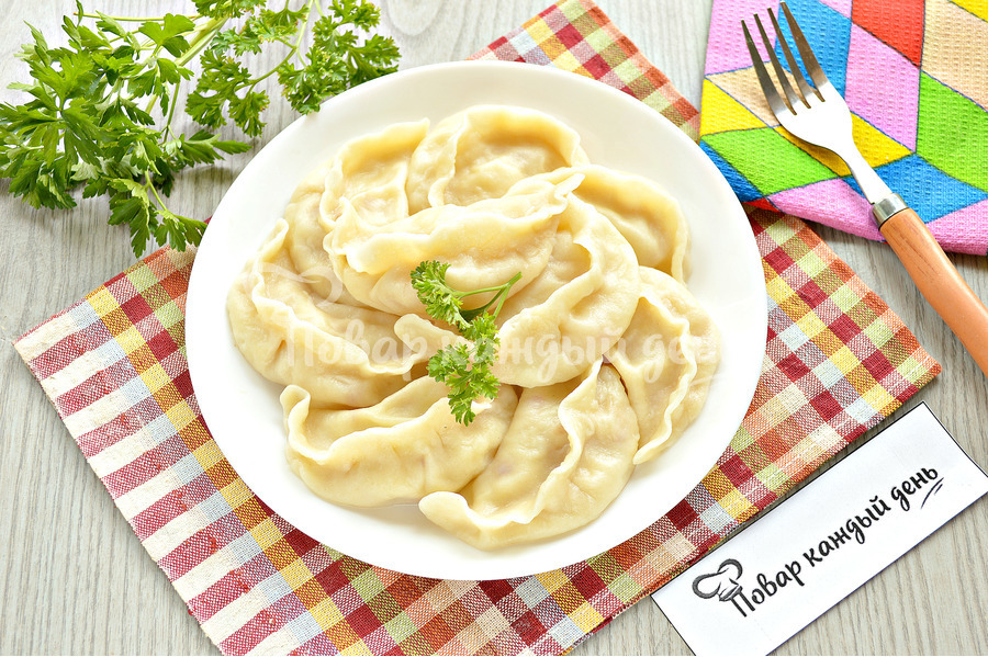 Вареники с картошкой и луком