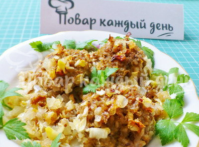 Гречаники с фаршем