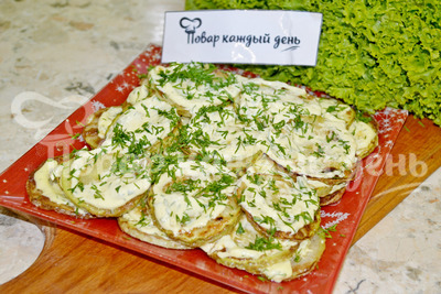 Кабачки с майонезом