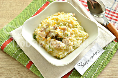 Рисовая каша с курицей