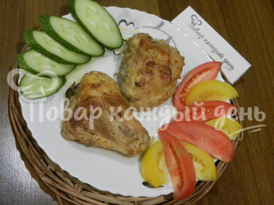Запеченные куриные бедрышки