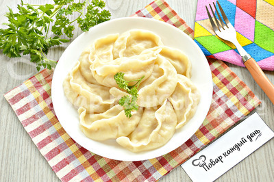 Вареники с картошкой и луком