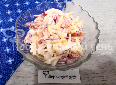 Салат Красное море