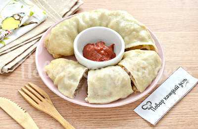 Ханум с картошкой и фаршем