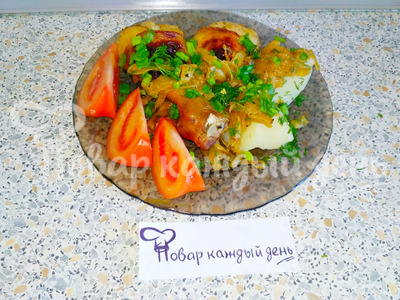 Куриные ножки с хрустящей корочкой в духовке